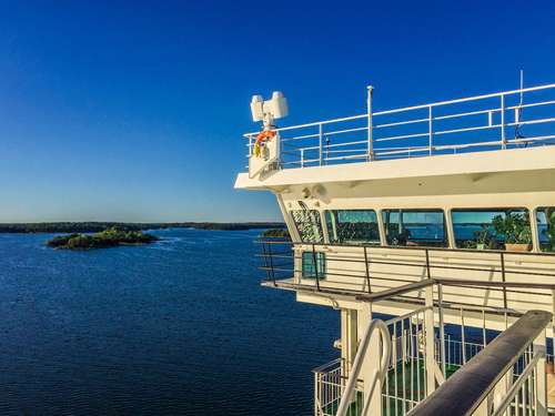 Viking cruise ship in Sweden