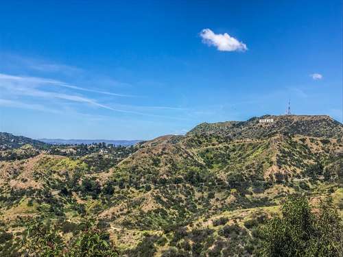 The Hollywood sign in Los Angels