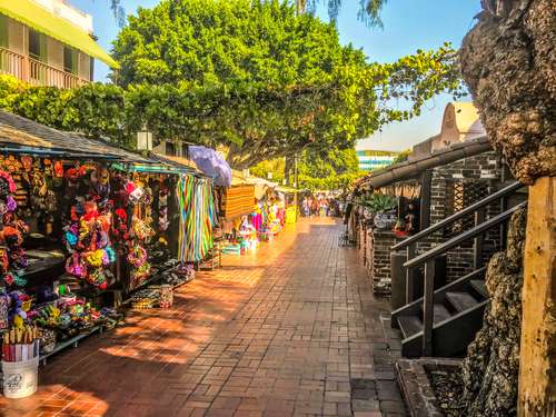 Olvera Street in downtown LA